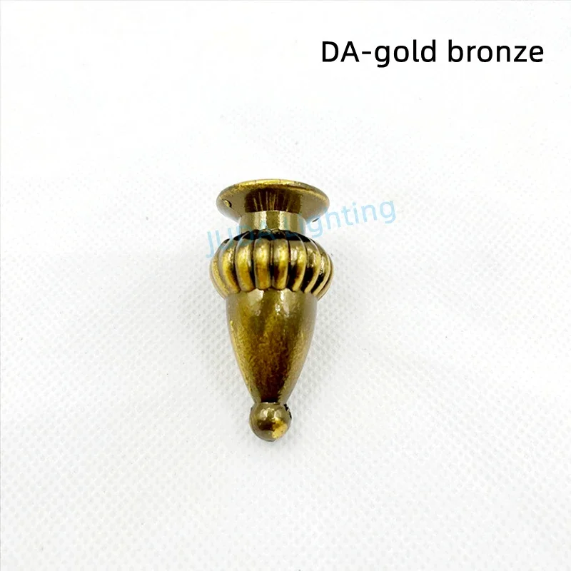 

Retro Bronze Crystal Lamp Decorative Nuts M10 Tooth Thread Screw Nut Vintage Chandelier Nut Ceiling Rose Tube Connection Nut DIY
