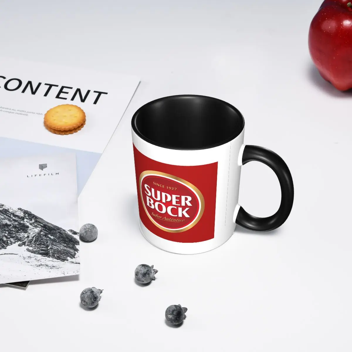 Super Bock Mug Funny Ceramic Coffee Cups Tea Mugs Milk Cup Drinkware Gift for Friends