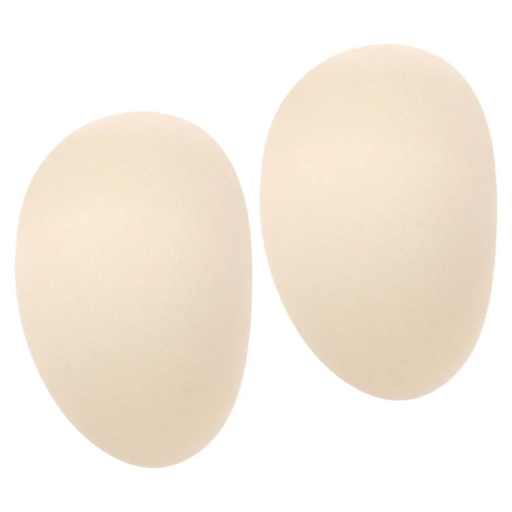 Almofadas intensificadoras de bunda para mulheres, 2 peças, reforço de quadril falso, proteção da pele, látex ajustável, inserção jeans, acolchoamento