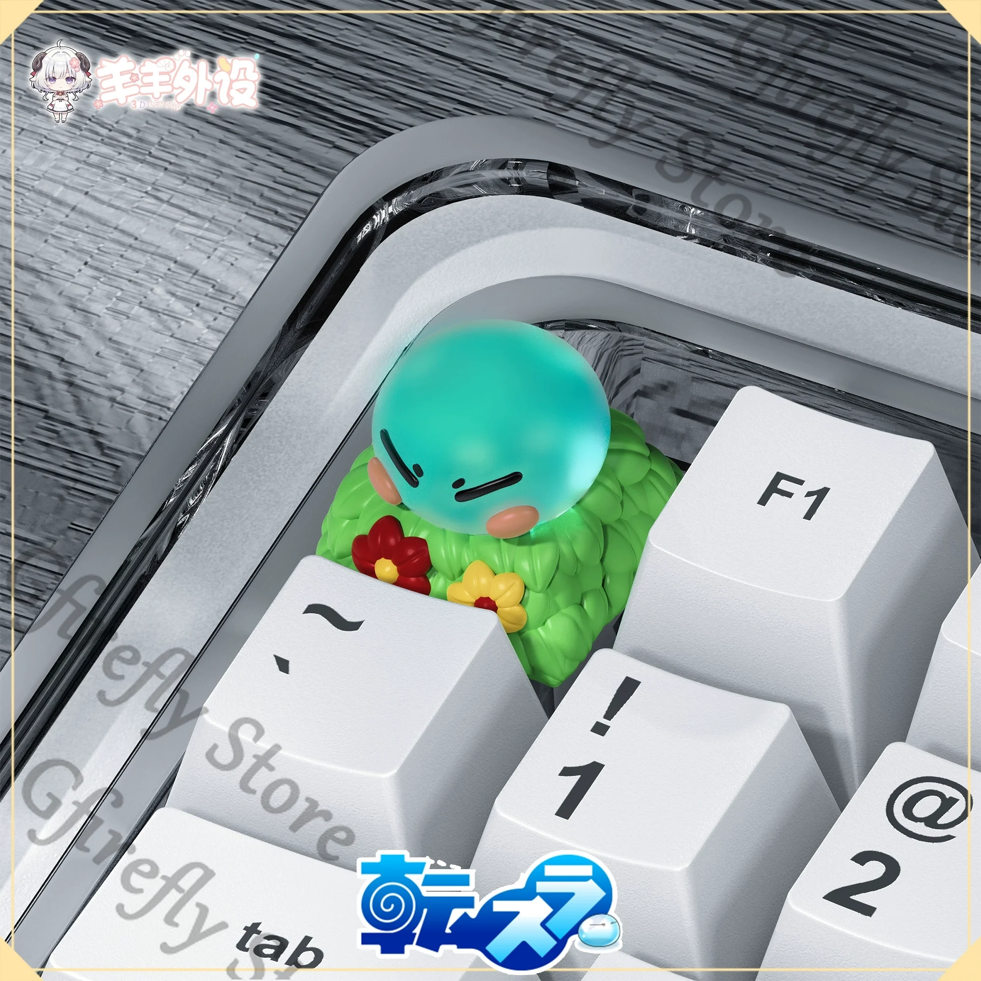 

Genshin Impact Creativity Keycaps Game Ornaments Three-dimensional Stereoscopic Kforce Keyboard Cap Cosplay Kawaii Gifts