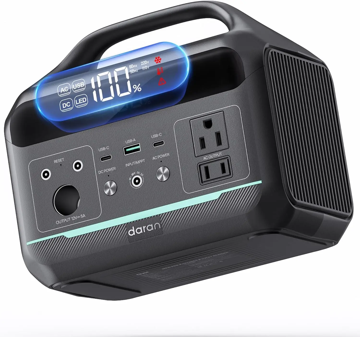 

Portable Power Station 300W, 192Wh Large Power Bank with 110V AC Outlet, LiFePO4 Battery Backup,8-Ports Solar Generator Fast