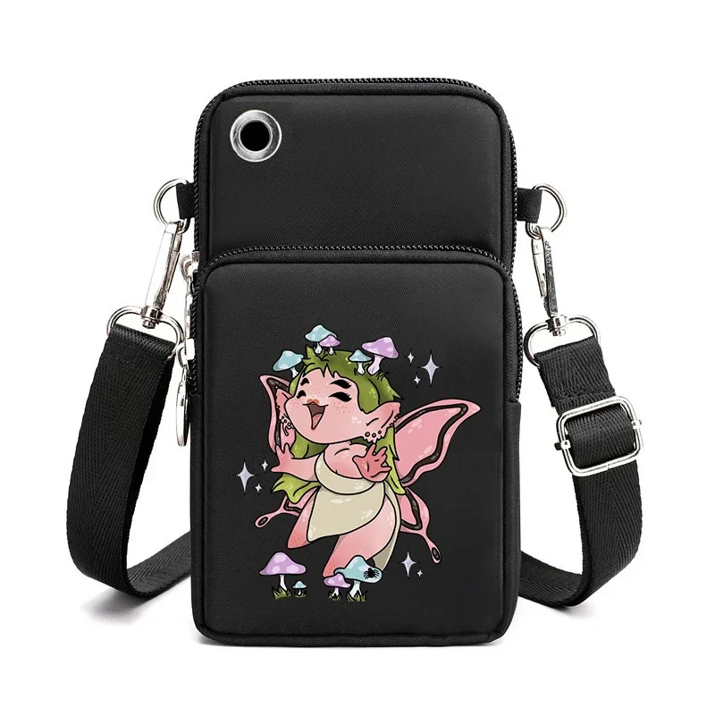 Melanie Martinez Portals Tour Crossbody Bags Bag Mobile Phone Female ThreeLayer Shoulder Messenger Wrist Change Key Storage Ba