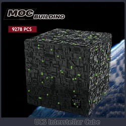 MOC Cube Space Model Building Block UCS Interstellar Technology Brick Educational Toy Collection Series Gift Set