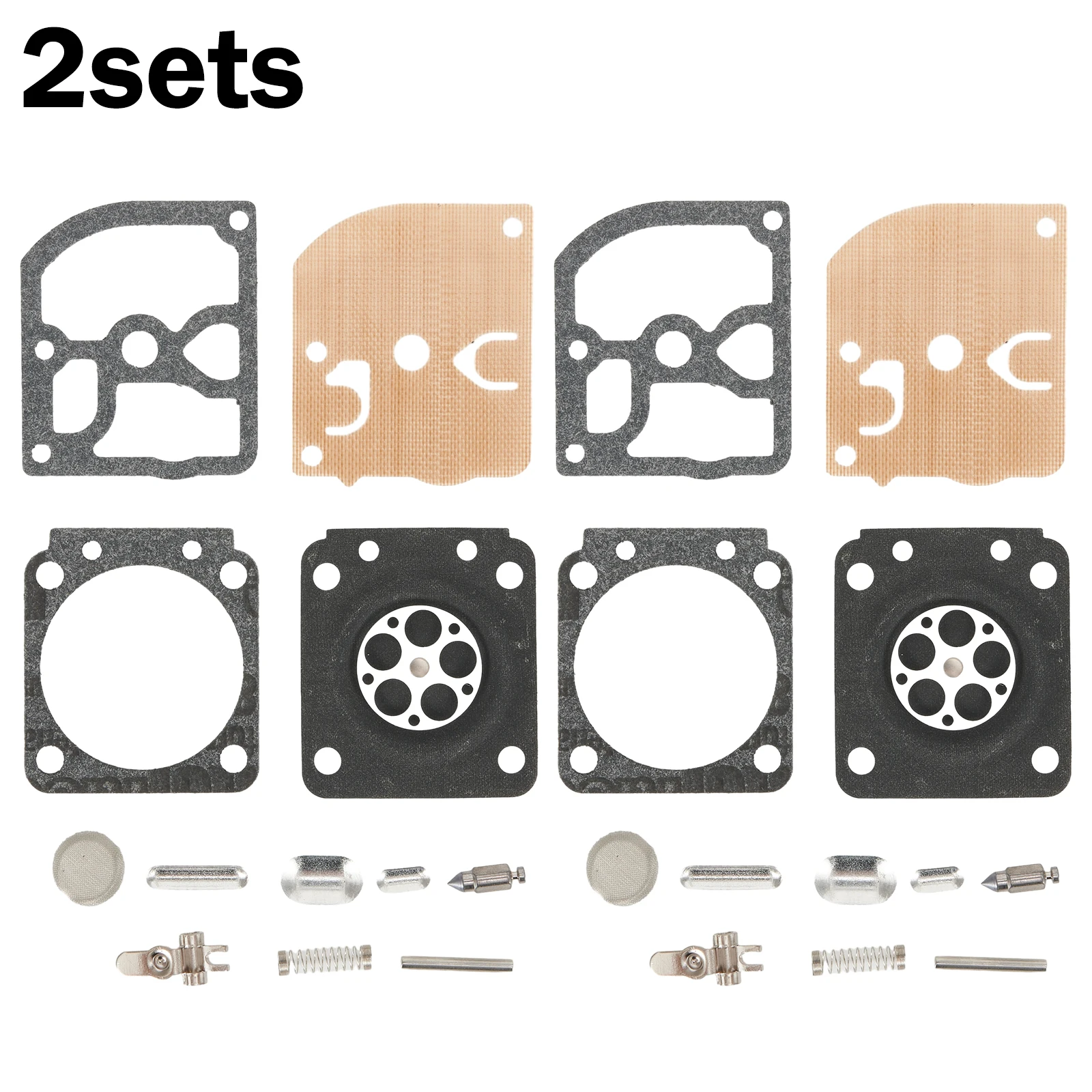 Carburettor Diaphragm and Gasket Replacement Kit 2 Sets for MS170 MS180 RB-77 C1Q S43 S57A 017 018 021 023 025