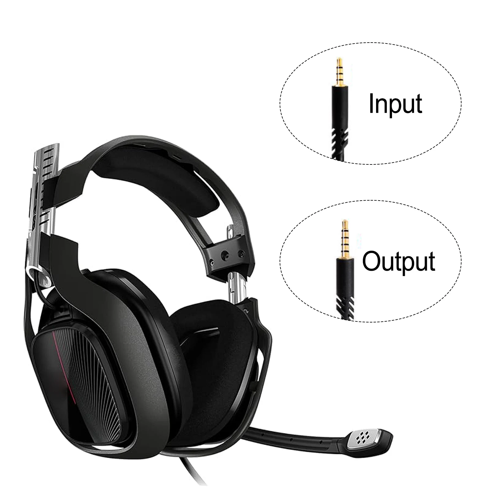 Игровой Сменный кабель для наушников Astro A40/A40TR, гарнитура, кабель с регулятором громкости, сменный кабель для гарнитуры