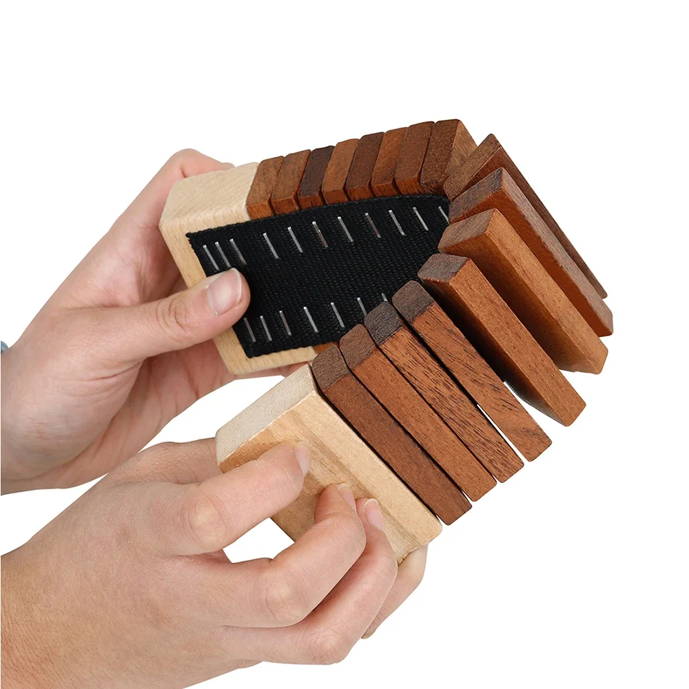 Orff Musik instrumente Holz Kastagnetten Klöppel Shaker Percussion Zahn Holz Echolot Kinder Lernspiel zeug Anfänger Allegro – Detail 2