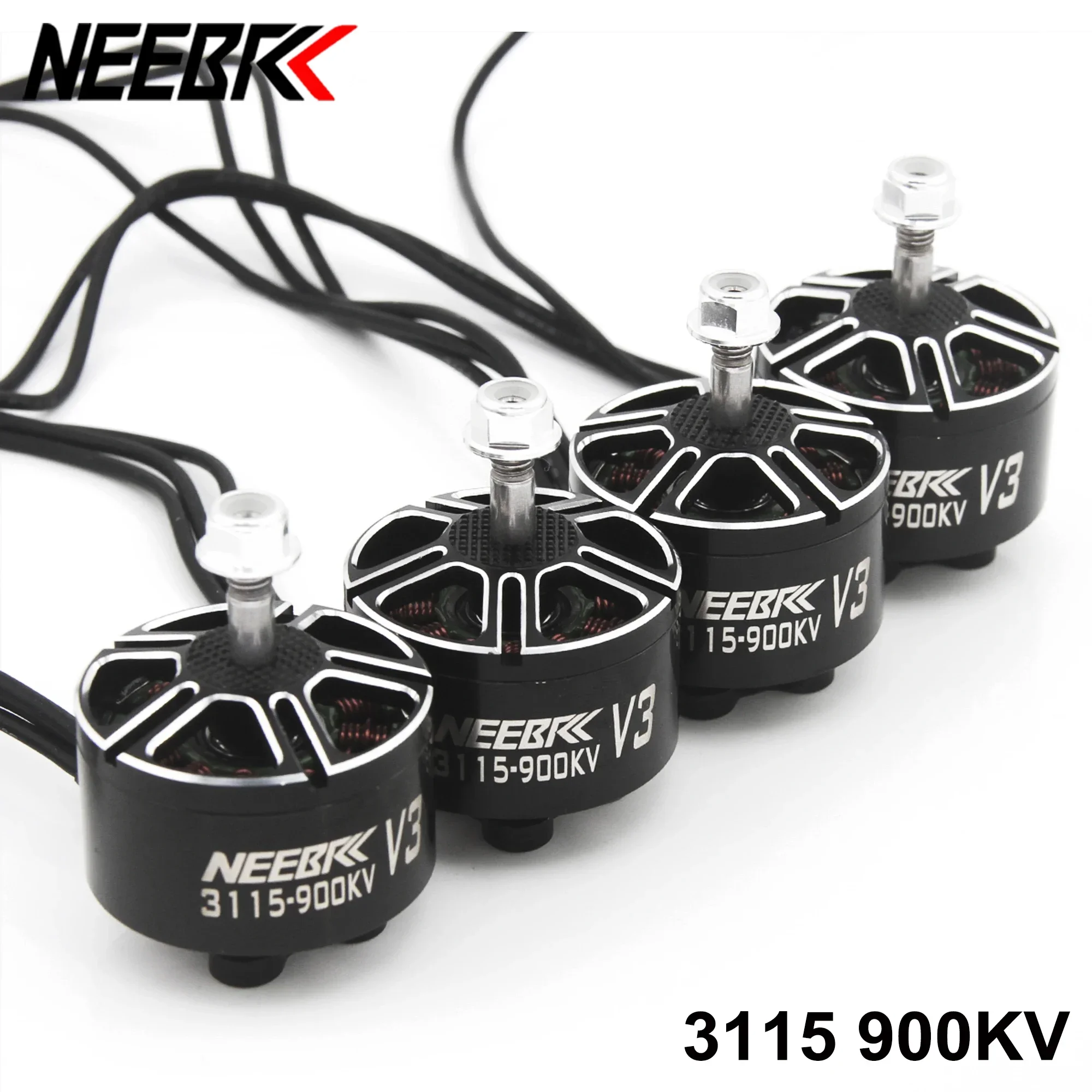 

NEEBRC 4PCS 3115 900KV 3-6S Brushless Motor for RC Multirotor X-Class FPV Cinelifter Taurus X8Pro Protek60 FPV Camera Kit Done