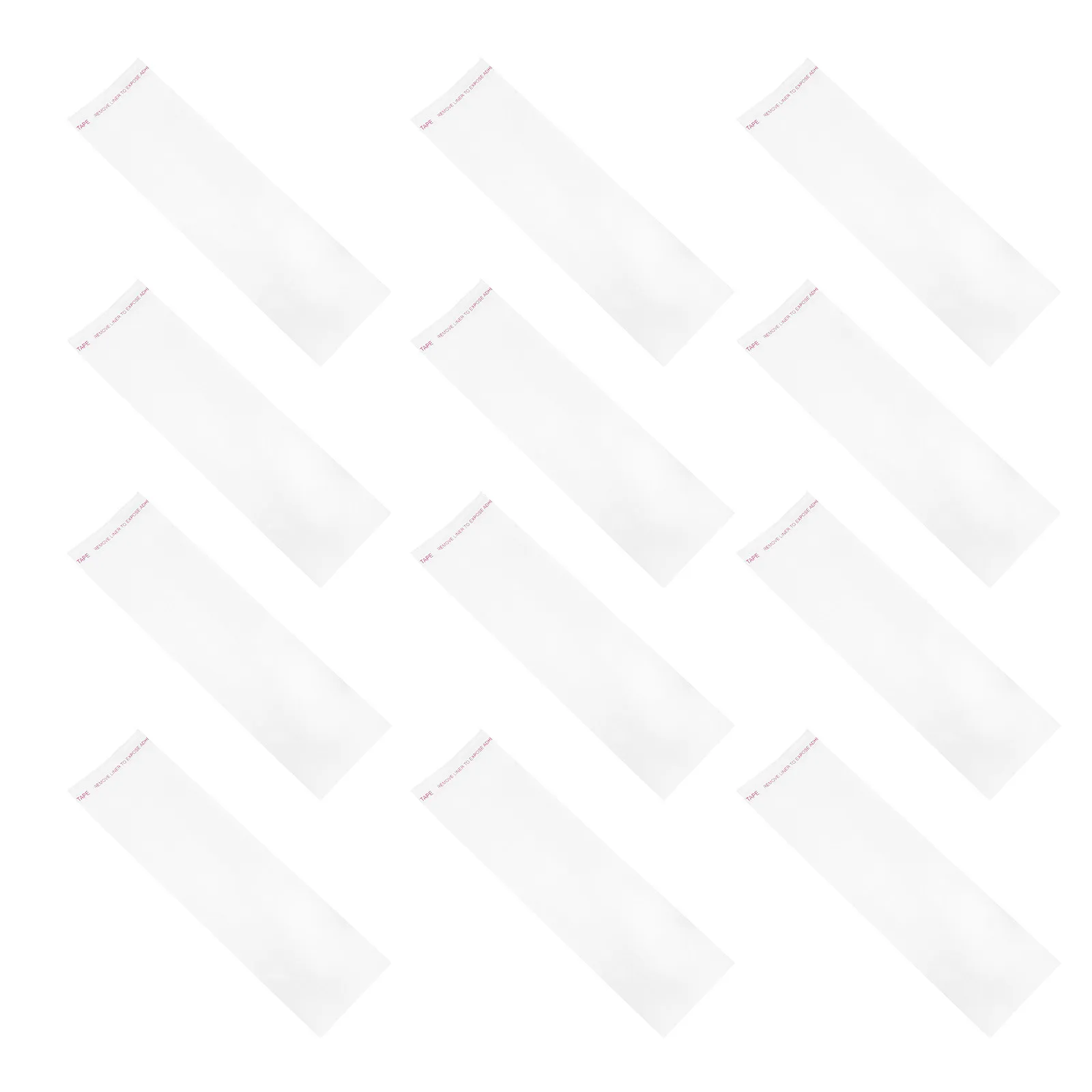 100Pcs Long Clear Resealable Cellophane Bags 2x6 Inch Self Adhesive 2 Mil Transparent Packaging for Treats Cookies Pretzel Rods