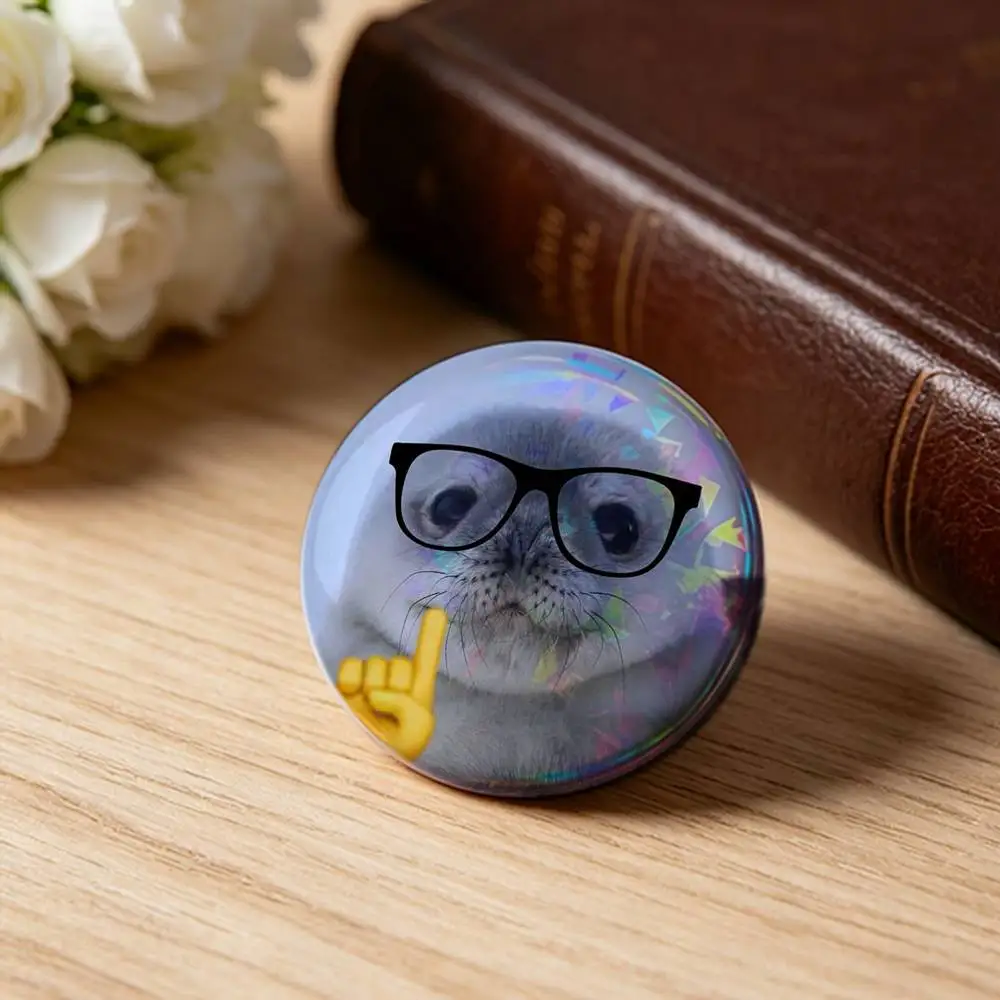 Seal Sea Cute Brooches Cartoon Badge Pins Backpack Hat Accessories Friend Gift