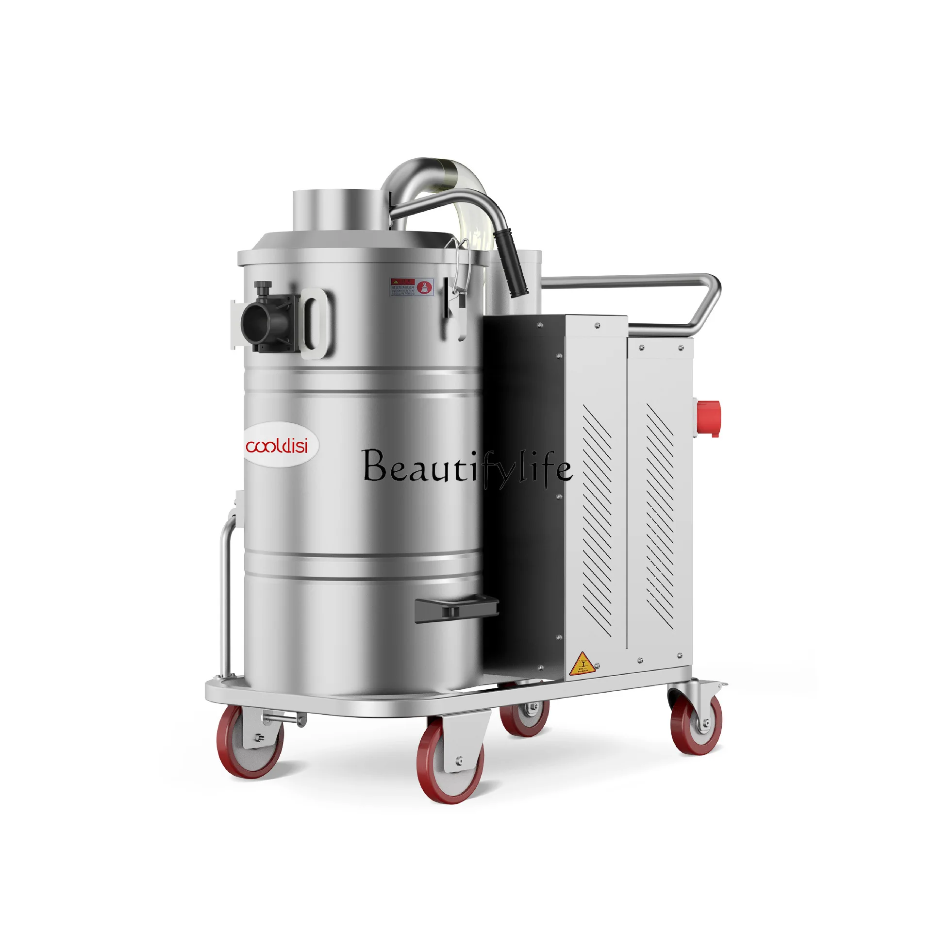 

Three-phase electric single barrel industrial vacuum cleaner high-power wet and dry vacuum cleaner