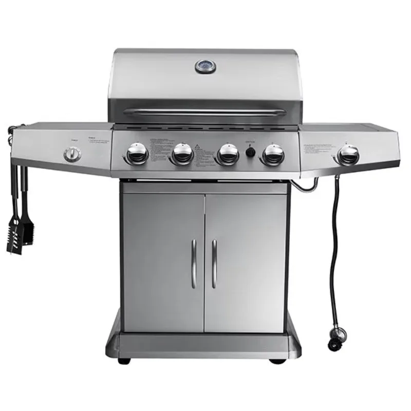 Outdoor Kitchen Grill Gas Barbecue Grill Griddle Restaurant Bbq Chicken Machine Outside Set Commercial New Electric Home