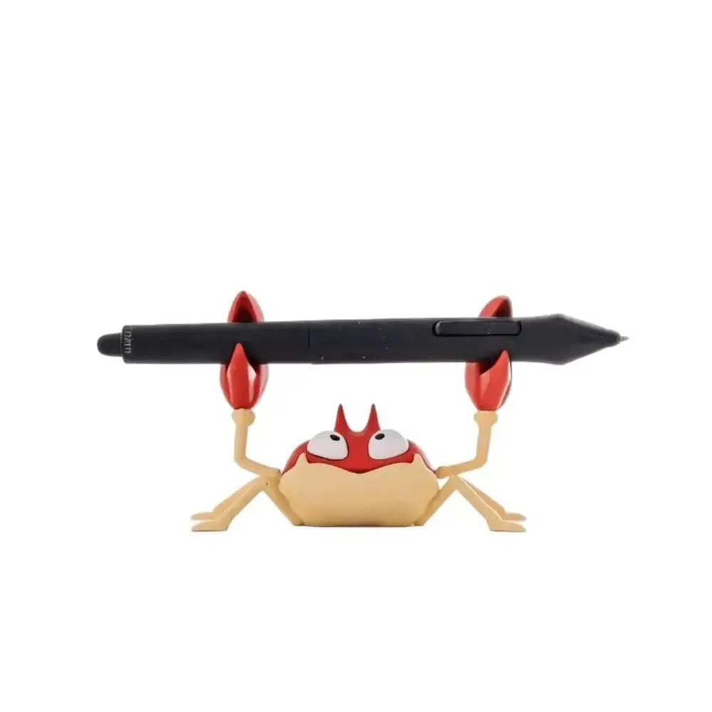 Gifts PLA Crab Pen Holder Crab Shape Creative Style Crab Pen Stand Weightlifting Novelty Desk Organizer Party Decor