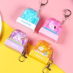 Personalized custom waterproof clothes stamps keychain seal engraved with child's name, suitable for boys and girls.