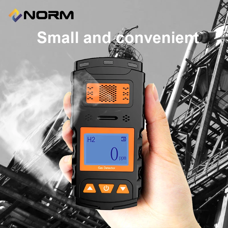 NORM Professional Portable Industry Digital LCD Gas Detector Ammonia Chlorine Ethanol Hydrogen Sulfur Dioxide HCl NO NO2 Meter