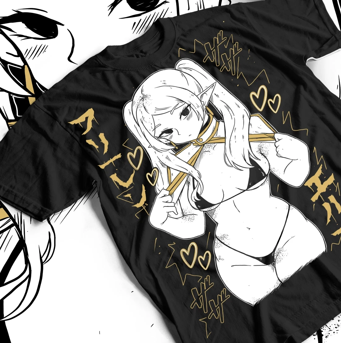 Camiseta Frieren Beyond Journeys End Fern Stark Girl, camiseta de regalo de anime, todas las tallas