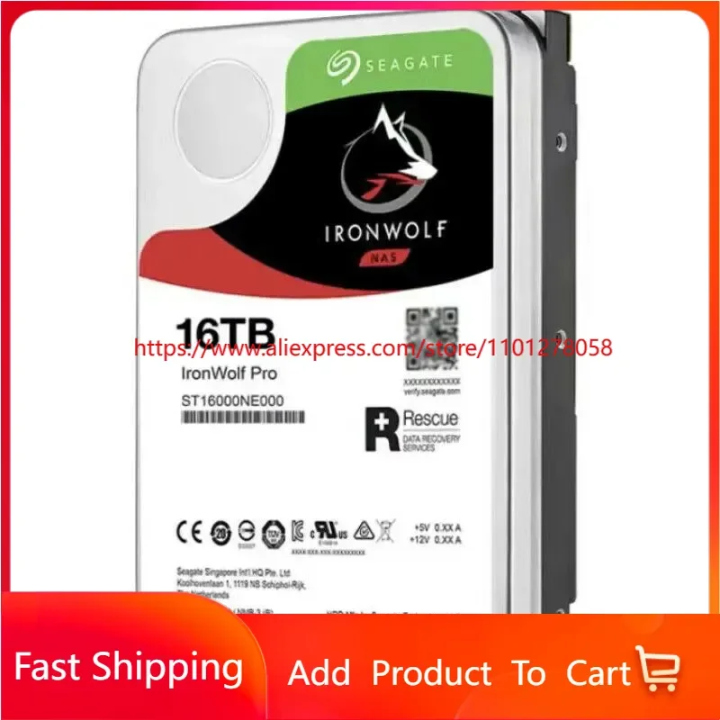 FOR Seagate IronWolf Pro 16TB Internal 7200RPM 3.5