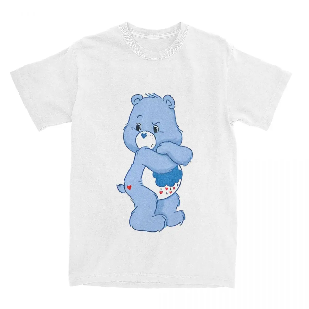 Care Bears Grumpy Bears T Shirt Versatile Amusing O-Neck Vintage Streetwear Short Sleeve Cotton Harajuku Stylish Unisex Tops