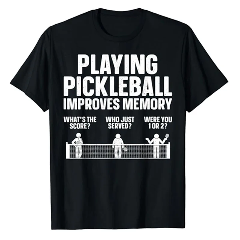 Pickleball Art for Men Women Paddle Sport Pickleball Lover T-Shirt Sportswear Clothes Saying Tee Short Sleeve Graphic Outfits