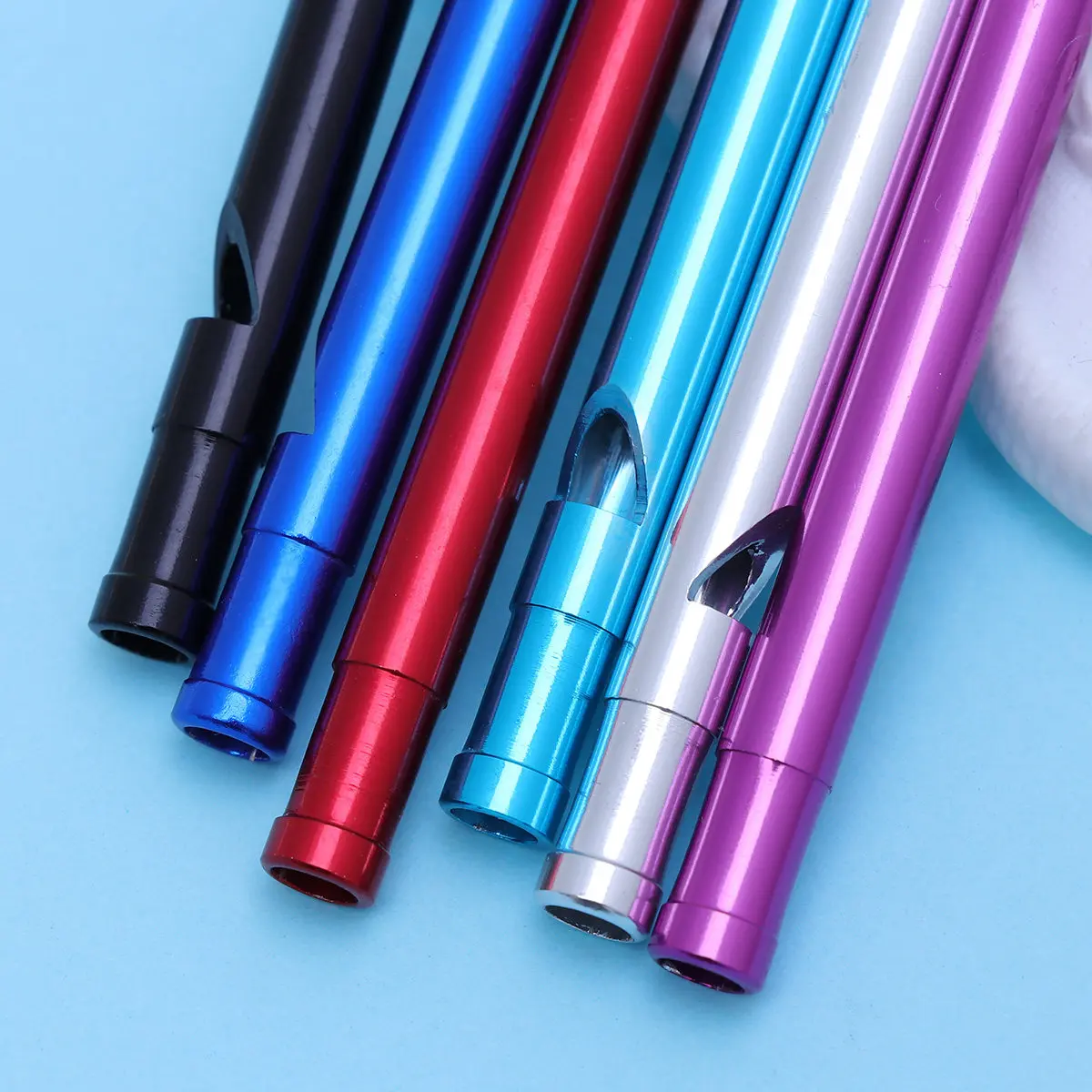 

Набор из 6 алюминиевых свистков для спорта, портативные, громкие, для судей и экстренных ситуаций