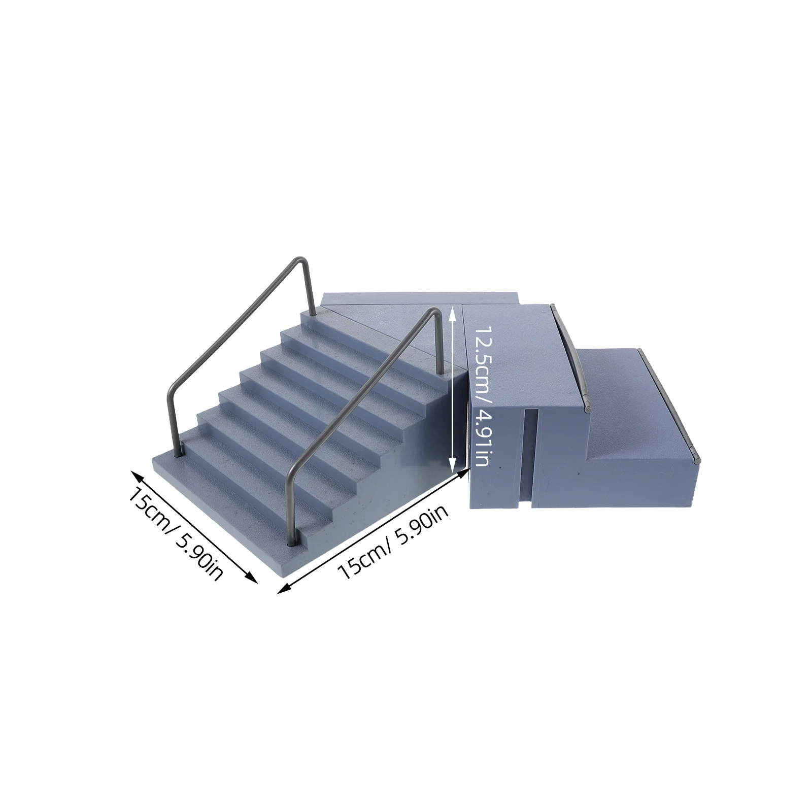 1 Set Finger Mini Skateboard Park Ramps Obstacle Set For Kids Portable Fingerboard Training Props, Fun Skateboard Accessories,