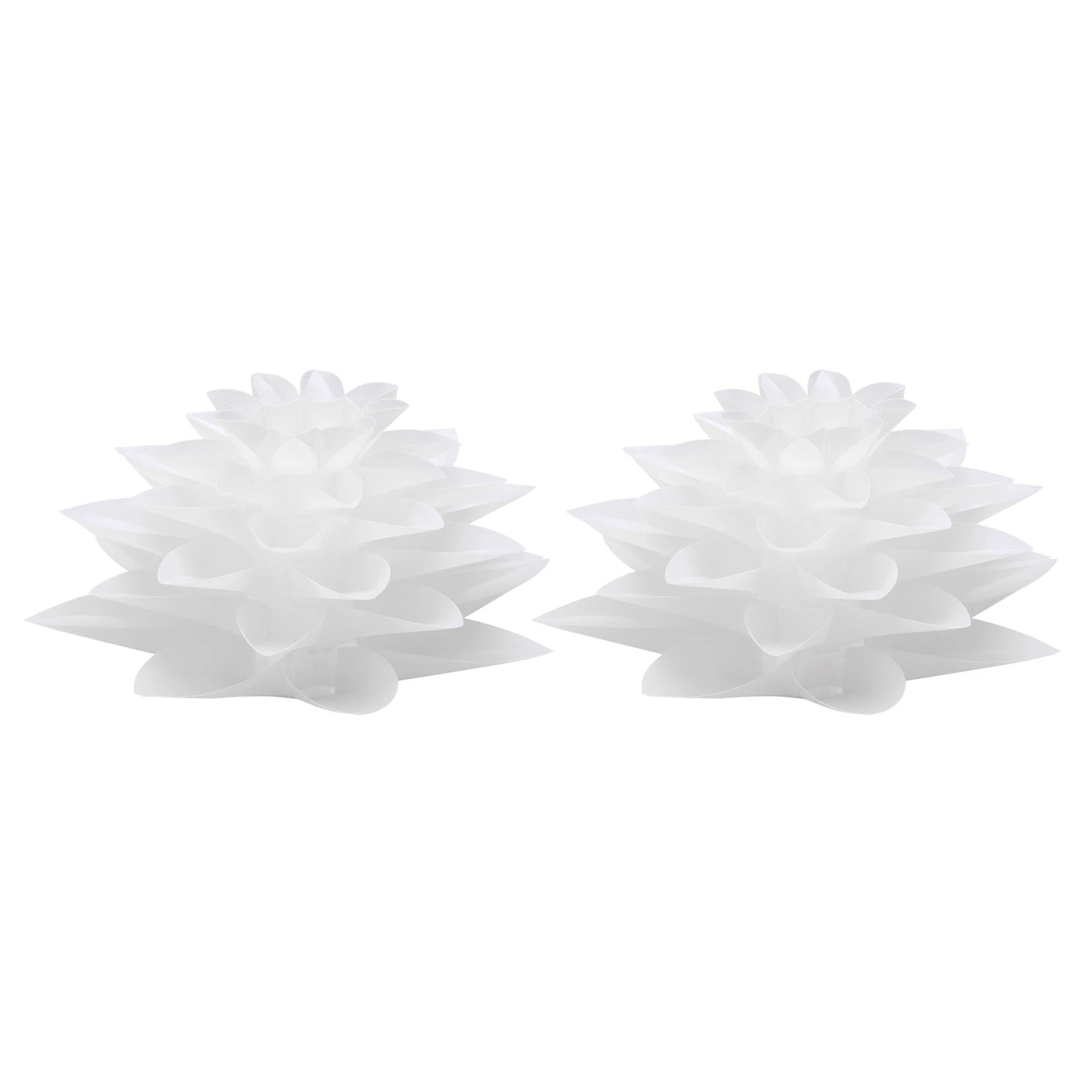 

ABUP-2X Lotus Chandelier Lampshade DIY Lotus Flower Six-Layer Lamp Shade Romantic Room Pendent Lighting Cover Hotel Bar Decor
