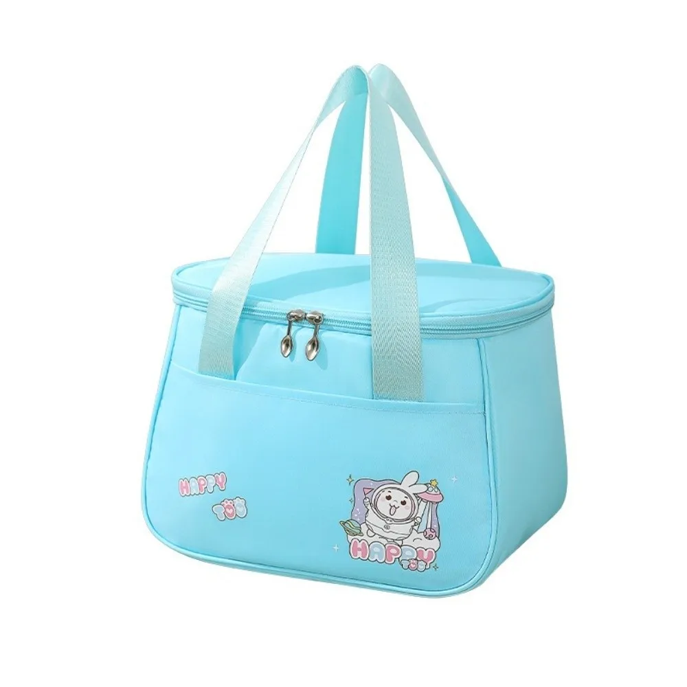 Fashion Cute Insulated Thermal Bag Waterproof Large Capacity Cartoon Lunch Bag Student Office Worker Picnic Handbag Camping