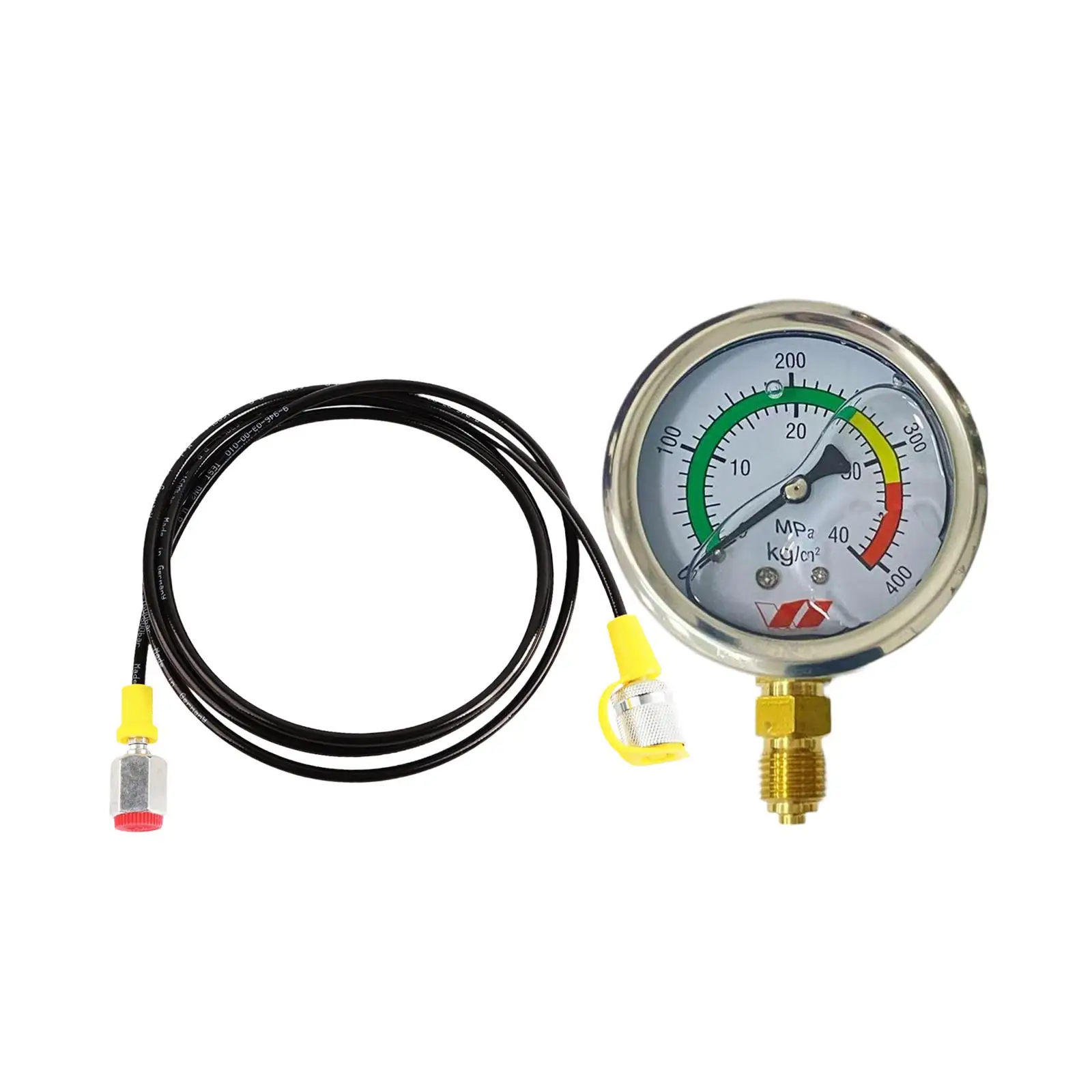 M16*2‐BSP1/4 with Gauge Fitting High Performance Premium Hydraulic Test Hose