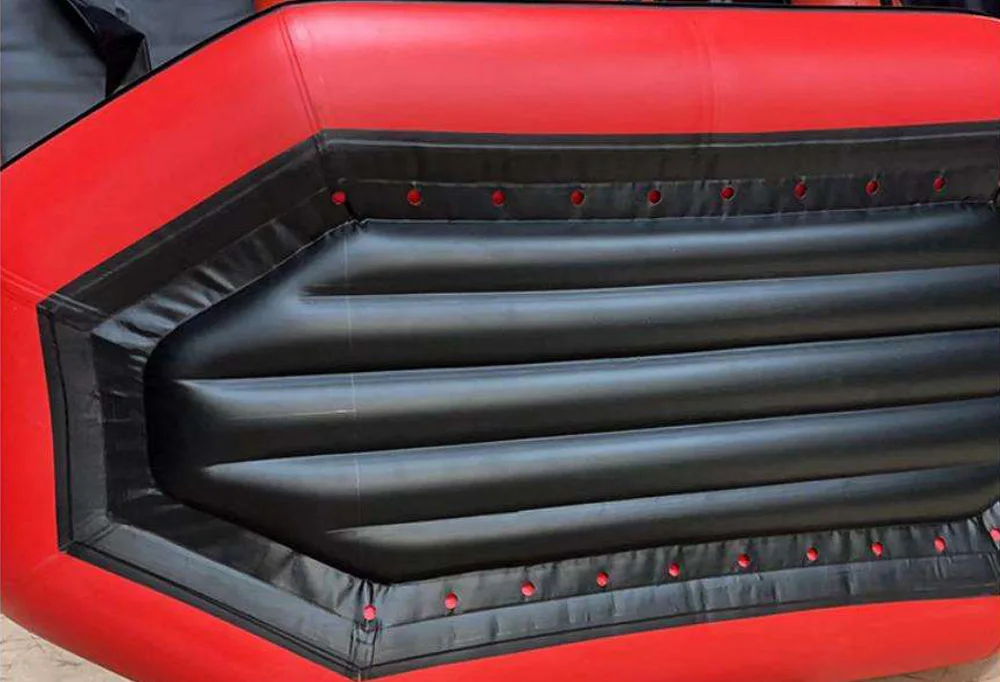 เรือยางล่องแก่งแบบลอยตัวได้เอง ผลิตจากวัสดุไฮพาลอนพีวีซีหนา สำหรับป้องกันน้ำท่วมและกู้ภัย