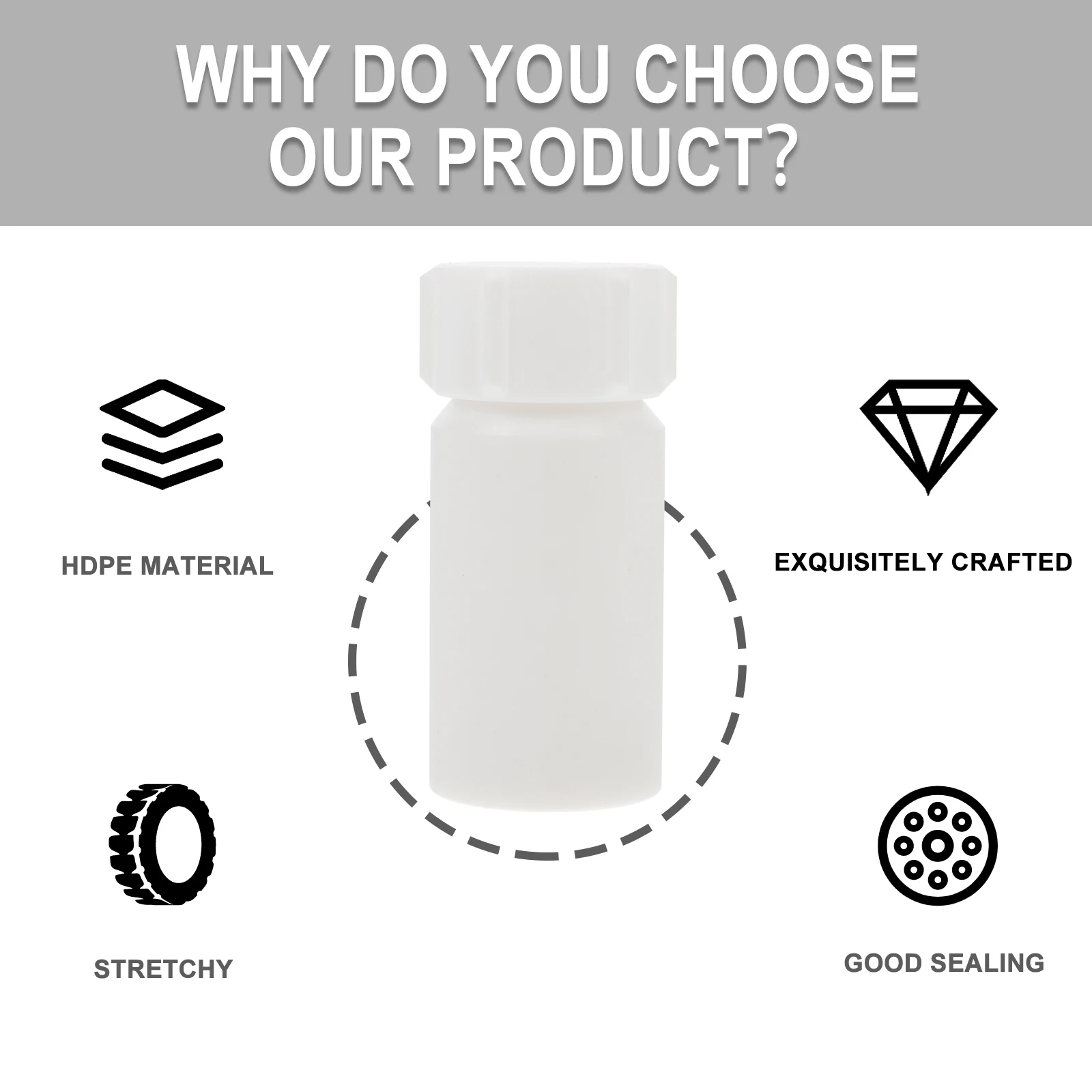 

25Ml Ptfe Reagent Bottle Small Laboratory Experiment Bottle For Labs Chemical Resistant Durable Lightweight Storage Container