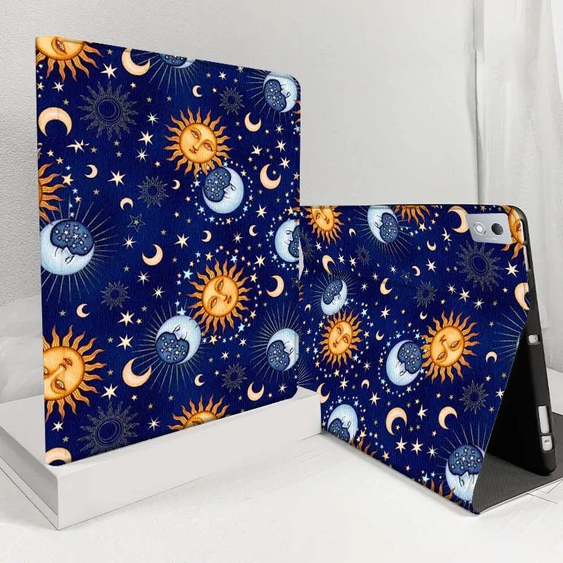 

Cartoon Moon Star Pattern Case For Lenovo Pad Legion Xiaoxin Tab Y700 K10 M10 P11 3rd Pro GT Plus Gen 5G Tablet