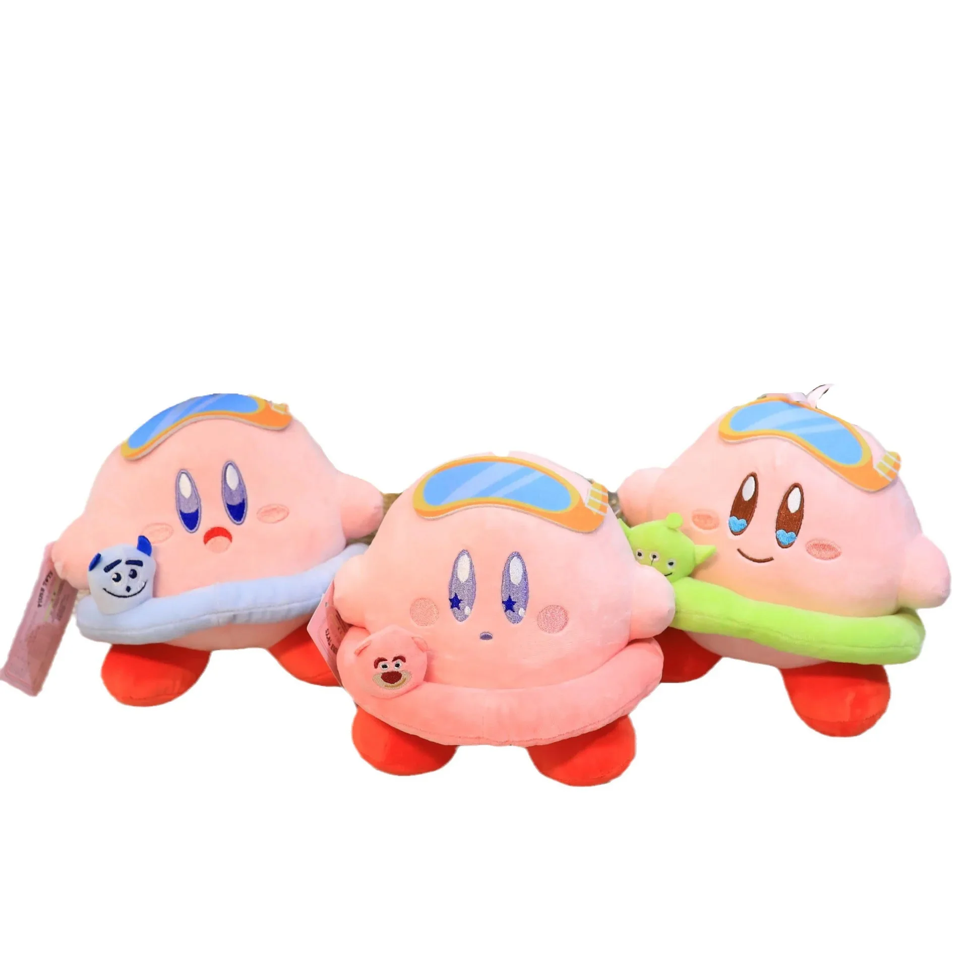 

3 шт./лот, 8 дюймов, милые плавательные Кирби, аниме, игровая кукла, плюшевые игрушки для детей, подарки