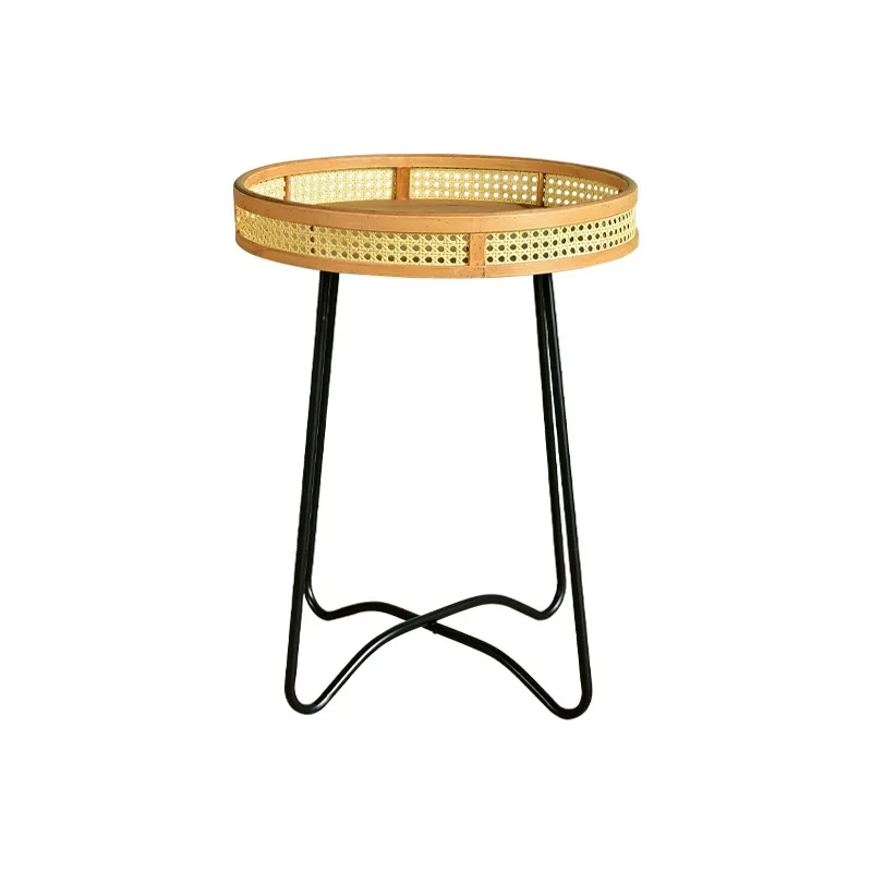 

Coffee table weaving rattan, living room, corner few small apartment home