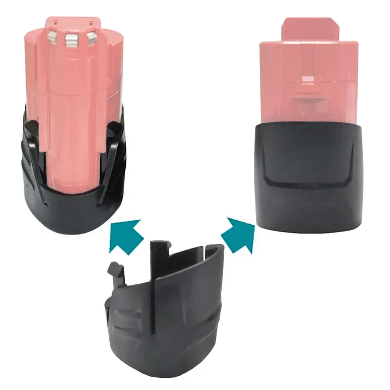 Imagem -06 - para M12 12v Bateria de Íon de Lítio Plástico Inferior Case Caixa Peças para Milwaukee 48112411 Li-ion Acessórios de Acessórios de Bateria