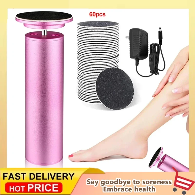 Electric Foot Callus Remover Pedicure Tool with Replacement Sandpaper Electronic Foot Grinder for Heels And Dead Skin Foot Care