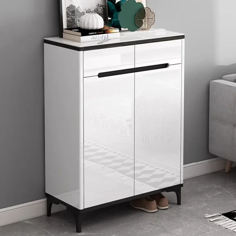 Stylish Closed Shoe Cabinets entry Large Multi Layer Pull Out Shoe Cabinets vent European Sapateiras furniture for entrance hall