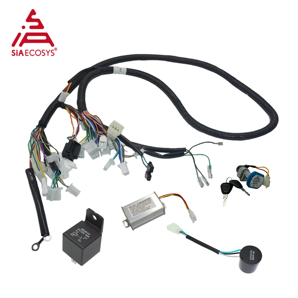 QSMOTOR QS138 3000 واط منتصف محرك SiAECOSYS CJ72450 تحكم خط 200A المرحلة 450A دراجة نارية كهربائية Powertrain #6