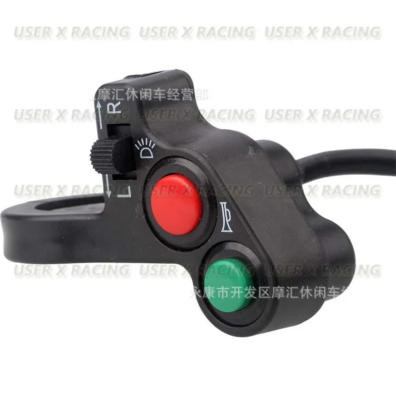 USERX Universal Motorcycle ATV Accessories Horn Turn Signal On/Off Switch suitable for most motorcycles  dirt Bike Sports ATV