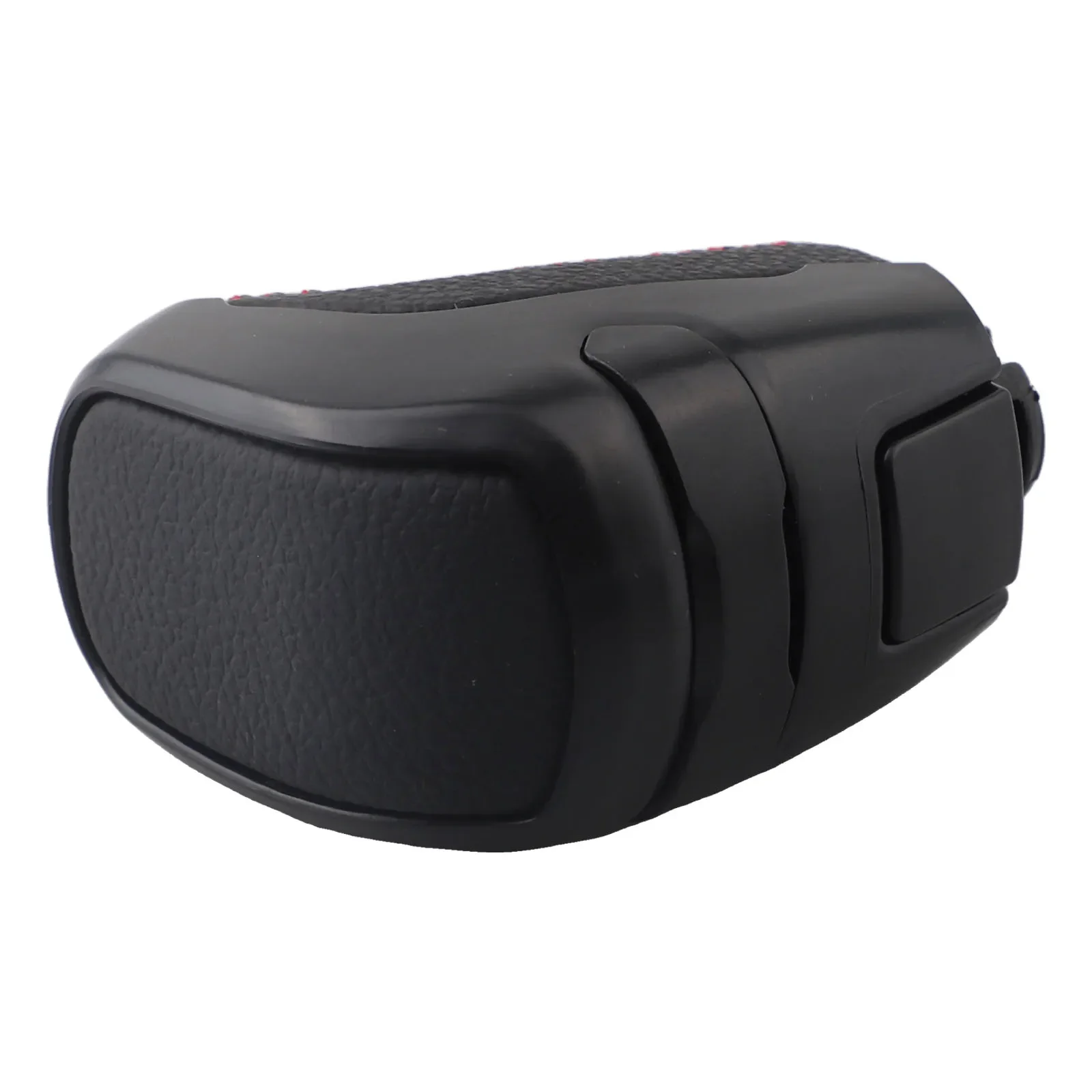 

Driving Safety Shift Handle Leather Shift Knob Sleek Black Color Easy Installation Enhanced Grip Modern Appearance