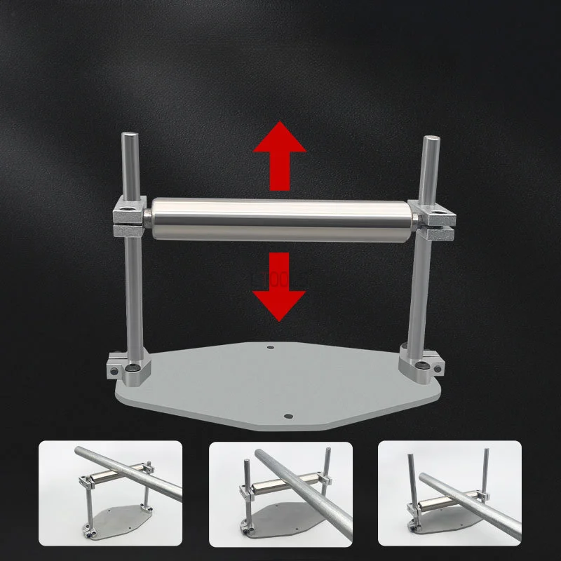 15/20cm Adjustable Height Cutting Machine Support Frame Stainless Steel Auxiliary Support Holder Lifting Roller Fixed Bracket