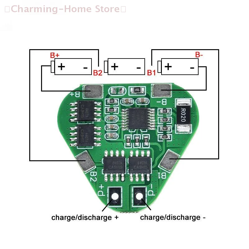 【M】1/3/5 قطعة 3S 12 فولت 18650 لوح حماية بطارية ليثيوم 11.1 فولت 12.6 فولت الشحن الزائد التفريغ الزائد حماية 8A 3 خلية حزمة ليثيوم أيون #2