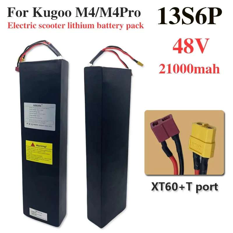 ชุด1008Wh แบตเตอรี่ลิเธียม21AH 48V สำหรับ kugoo M4 Pro skuter listrik แบตเตอรี่พร้อม BMS 13S6P ใหม่