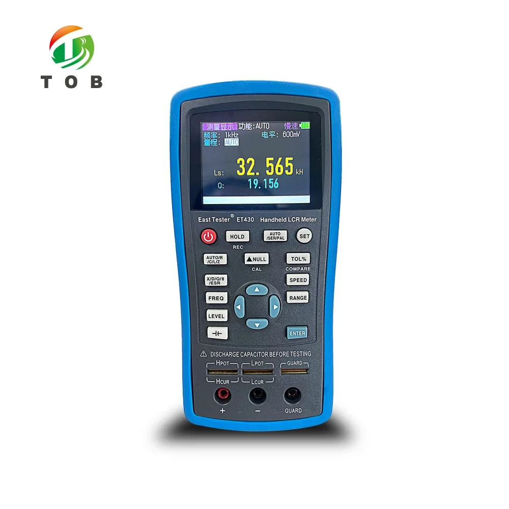 ET430 Handheld Digital LCR Meter 100Hz Kapazitäts induktivität widerstands tester