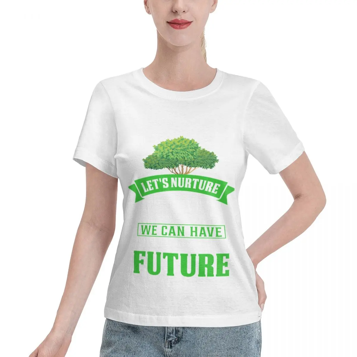 Value Pack Let S Nurture The Nature World Environment Women's T-shirt Outdoor Activity Versatile Women Tee