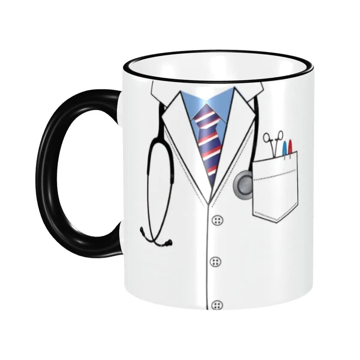 

Керамические кружки для кофе и чая с индивидуальным дизайном для врачей: этикетки для анестезиологических препаратов, сделай сам