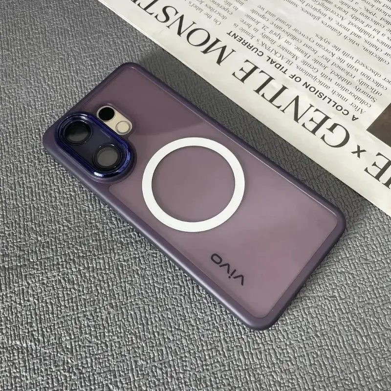 ل VIVO V60 V 60 كاميرا طبقة حماية MagSafe غطاء الهاتف ل VIVO S30 S 30 لينة سيليكون واضح غطاء مقاوم للصدمات الوفير