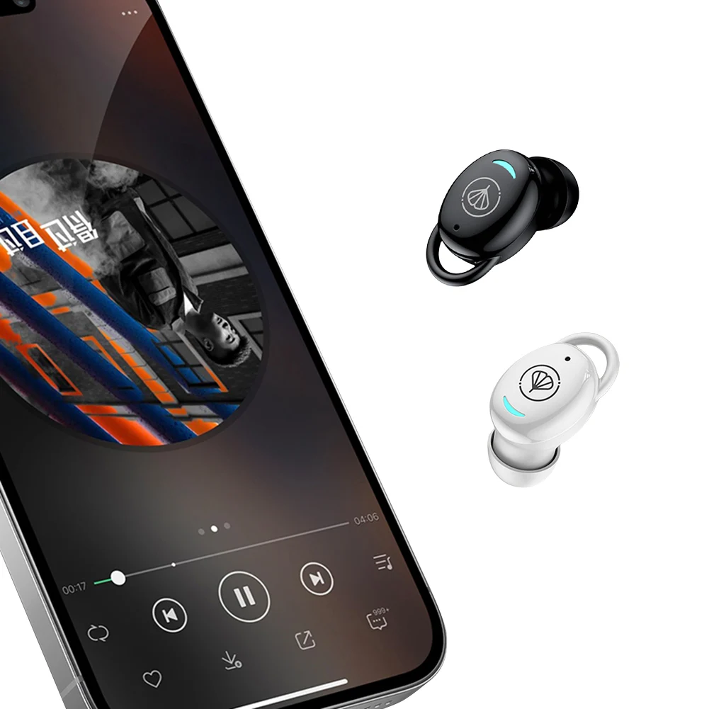 مساعدات للسمع متوافقة مع بلوتوث 5.3 سماعة مكبرات الصوت إلغاء الضوضاء سماعة أذن واحدة سماعات أذن لاسلكية داخل الأذن