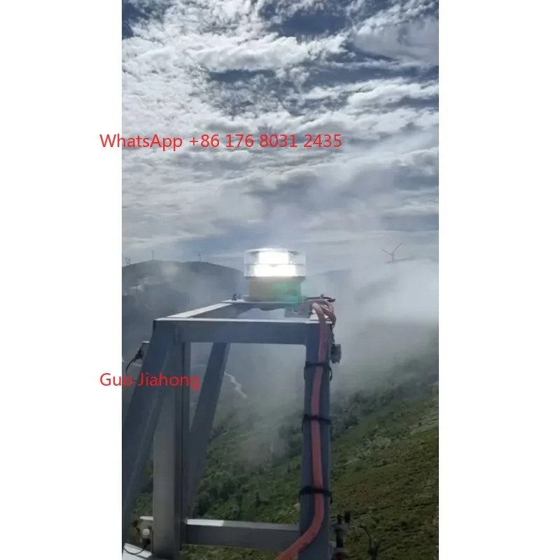 تعزيز سلامة توربينات الرياح على مدار 24 ساعة إضاءة عائق أحمر/أبيض أضواء وامضة تعمل أضواء الطيران المتوسطة الكثافة