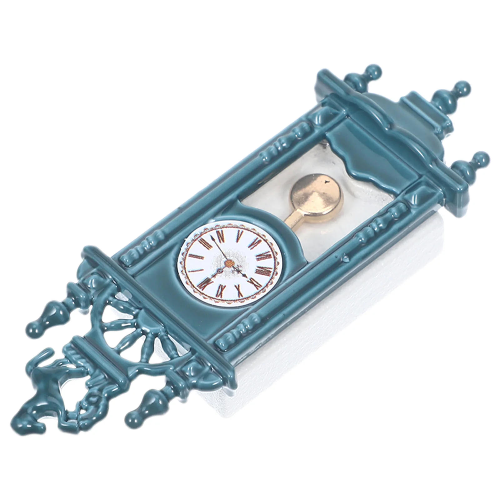 

Dollhouse Clock Pendant Miniature Delicate Pendulum Decor Decorations Accessory The Small Vintage