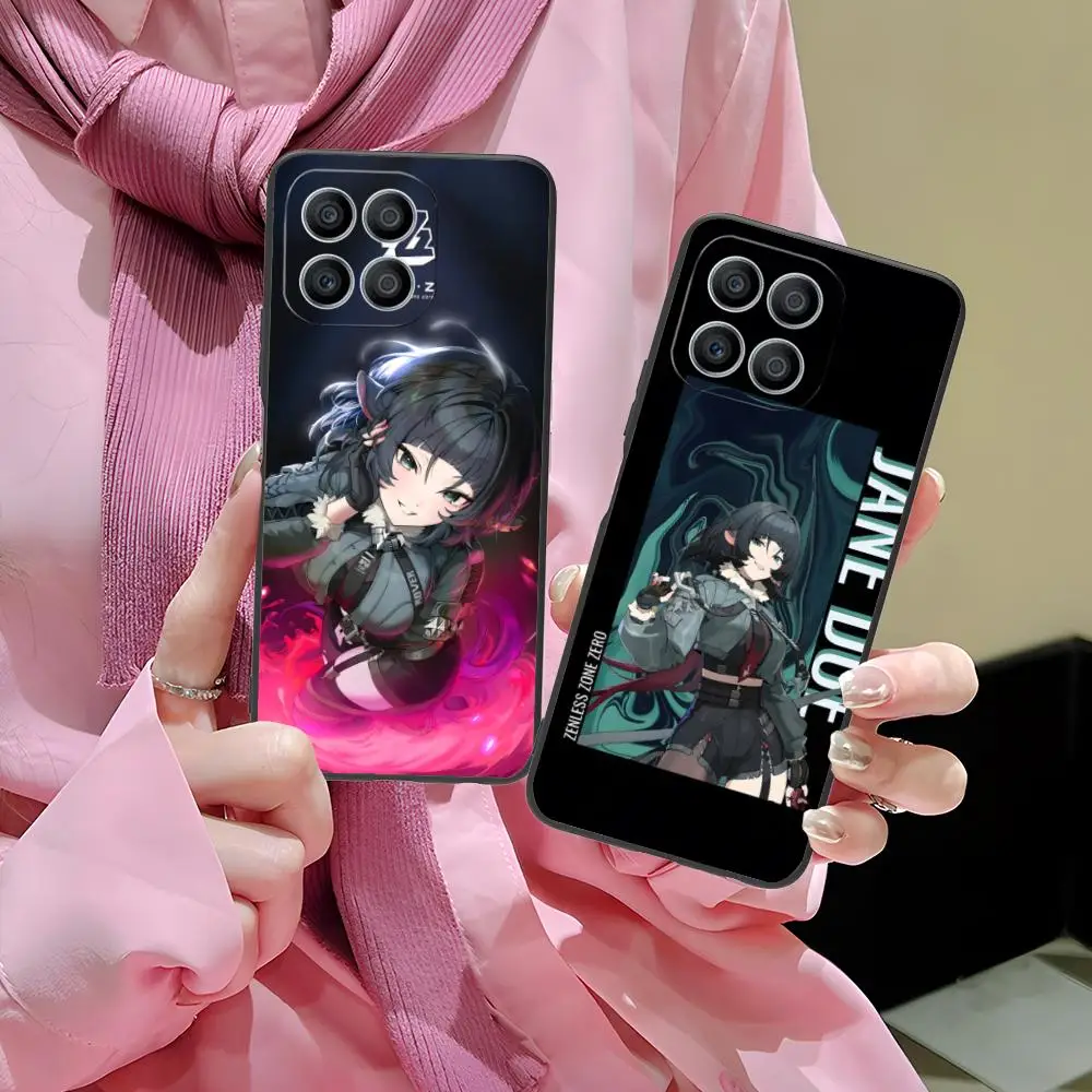 

Чехол для телефона Zenless Zone Zero Jane Doe для Honor 90 80 70 60 50 30 20 10 9 8 7 Pro S SE Lite 5G с цветной печатью, защитная роскошь