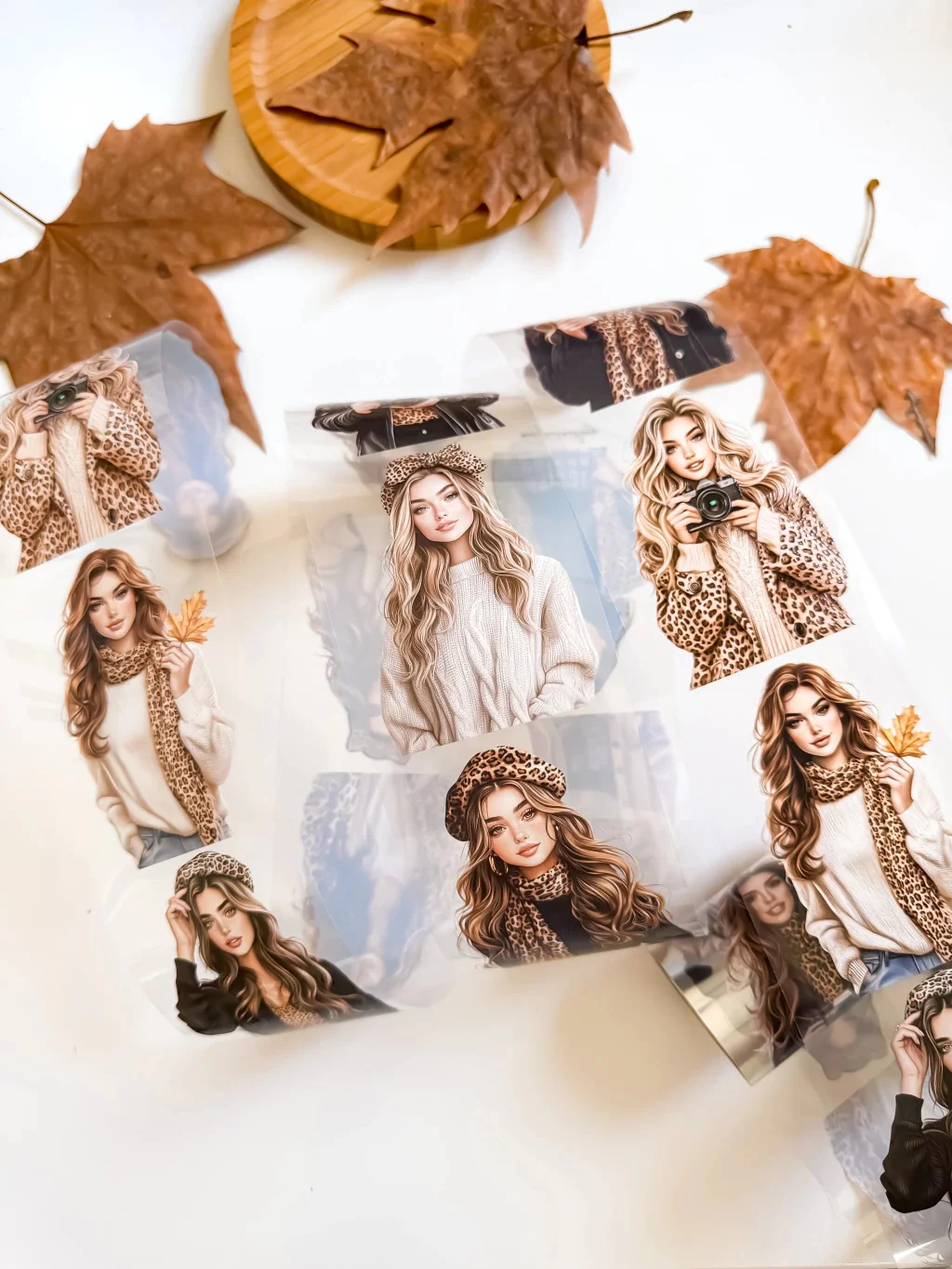 Ma.Journaling Studio Vintage London Of Mine Girl Washi PET Tape for Card Making DIY Scrapbooking Decorative Sticker